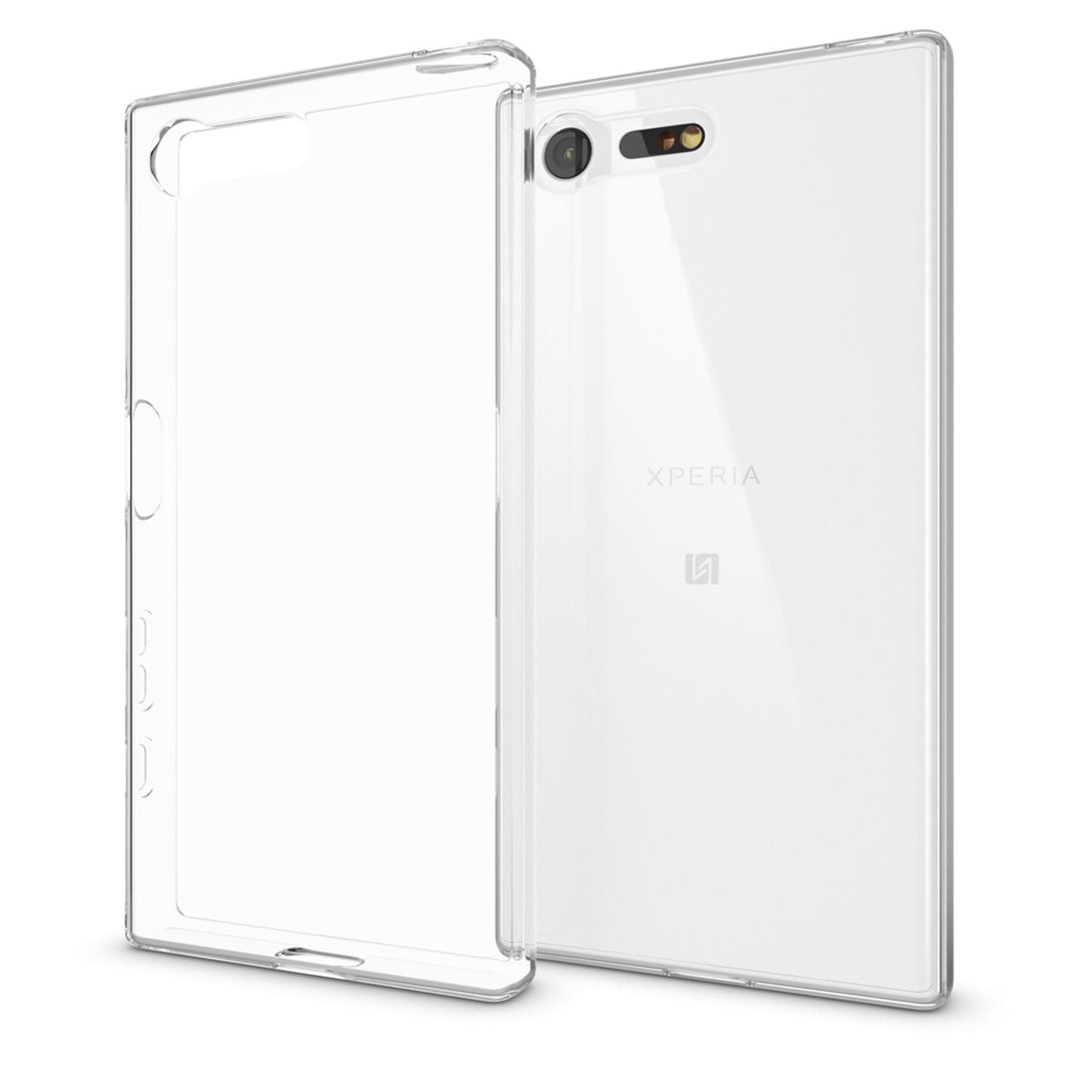 NALIA Transparente Silikonhülle für Sony Xperia X Compact – Anti-Gelb & Rutschfest – GLAZE (Handyhülle Kristallklar, Schlank & Stoßfest) – Marke aus Berlin