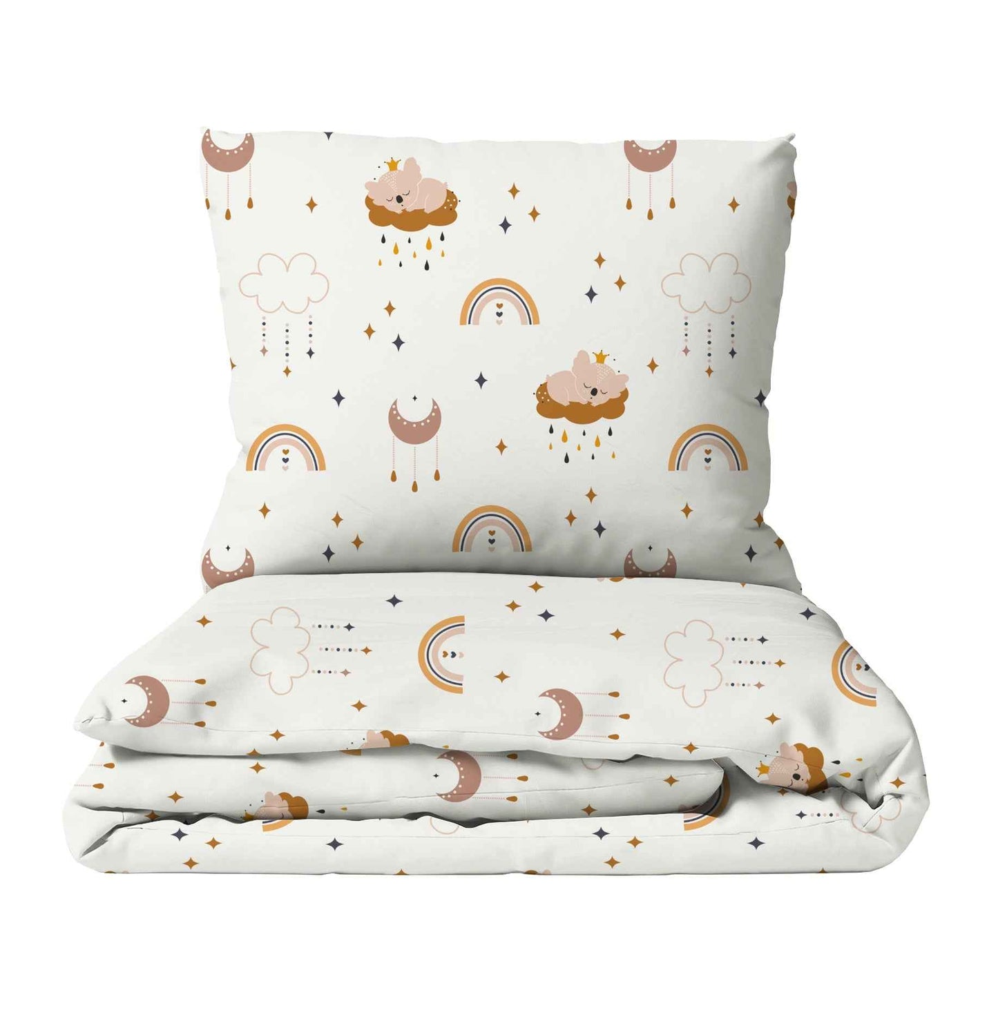 “Regenbogen Koala” Premium Kinderbettwäsche