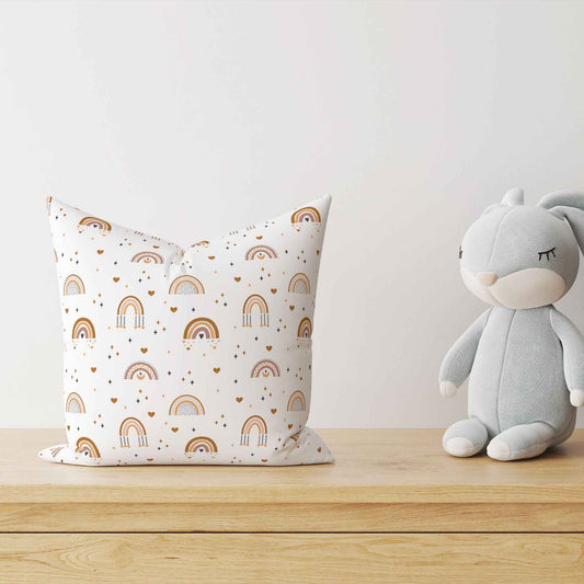 “Boho Rainbow” Premium Kinder Dekokissen