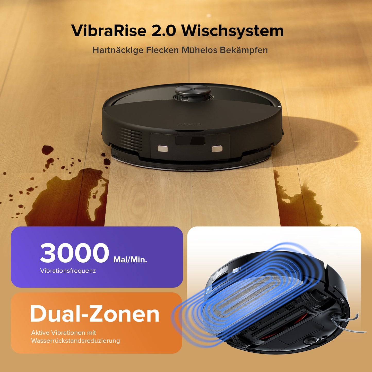Roborock Q10 S5 Set Saug- und Wischroboter mit zusätzlichem Wischtuch*2 Stk.