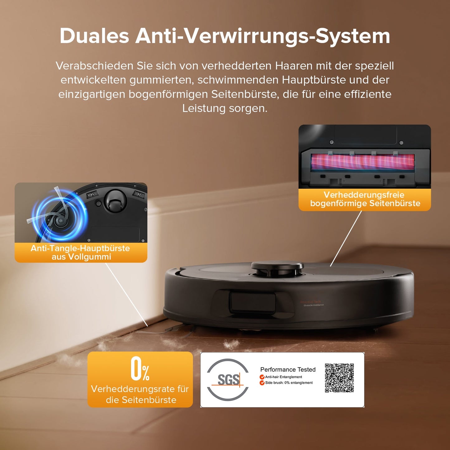Roborock QV 35S Saugroboter mit Multifunktions-Dockingstation