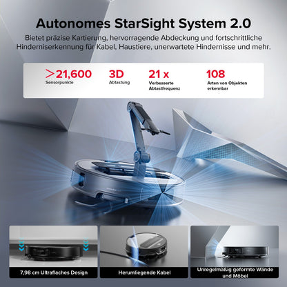 Roborock Saros Z70 Staubsaugerroboter mit mechanischem OmniGrip™ Arm
