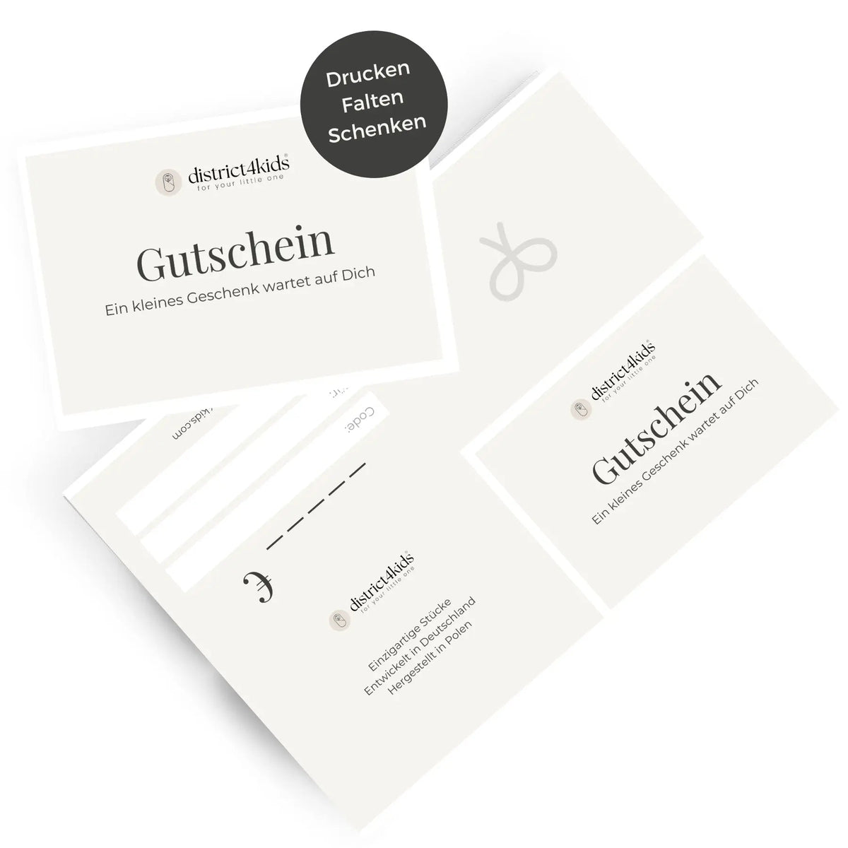Geschenkgutschein digital – sofort per E-Mail