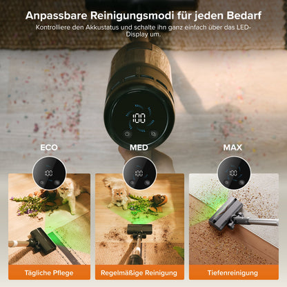 Roborock H60 Hub Pro Akku-Staubsauger mit Absaugstation
