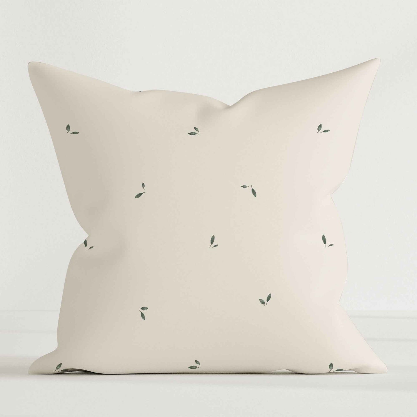 "Kleine Olivenblätter" Premium Dekokissen