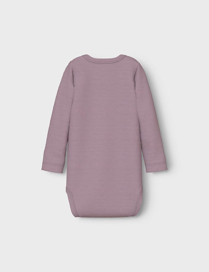 NAME IT Baby Nbfbody 3P LS Barely Pink Bow Noos (3er-Pack)