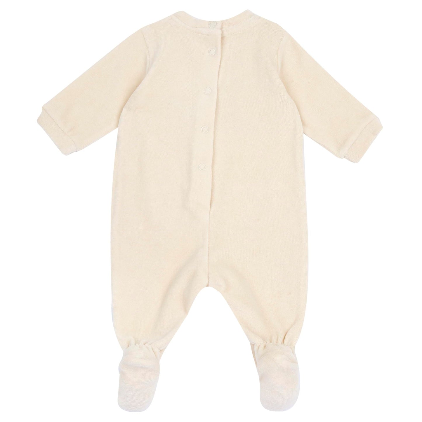 Chicco, Babystrampler Aus Warmem Und Weichem Nicki, Mit Praktischer Schrittöffnung, Ideal Für Den Winter, Babykleidung für 0-24 Monate, Designed in Italy