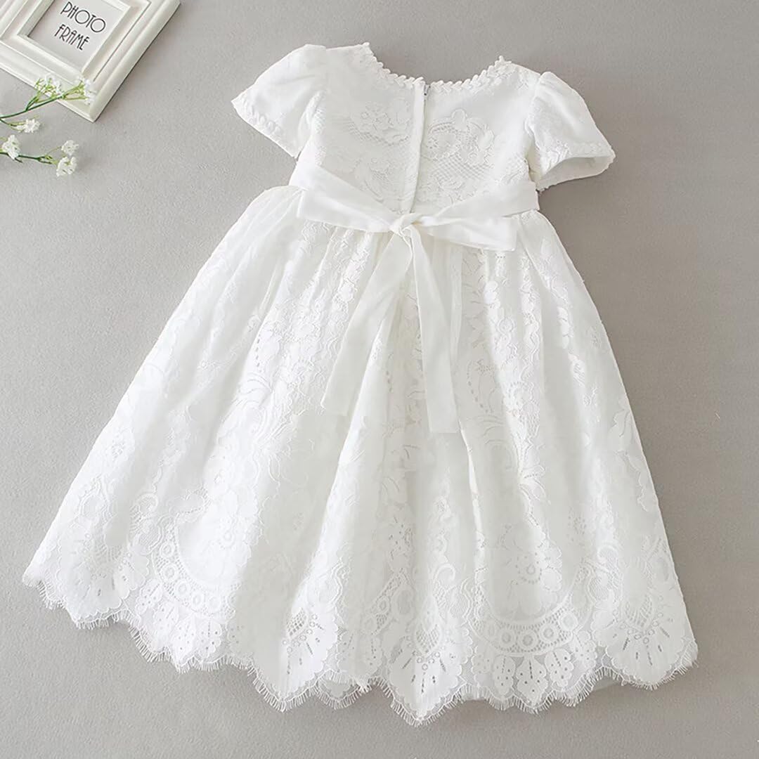 Baby Lange Taufe Kleider Weiße Taufe Kleid Besondere Anlässe Kleider für Mädchen Geburtstag