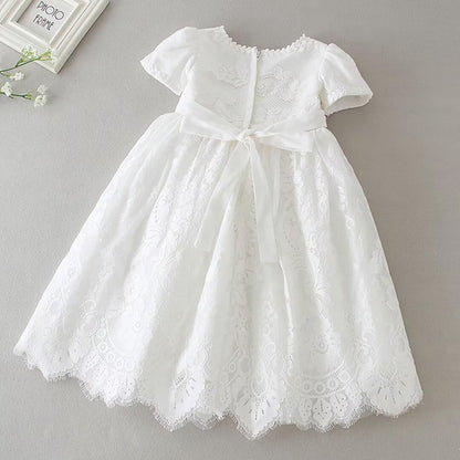 Baby Lange Taufe Kleider Weiße Taufe Kleid Besondere Anlässe Kleider für Mädchen Geburtstag