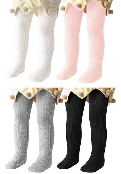 Durio Baby Tights for Girls Boys Cotton Children's Tights Children's Tights Set Warm Stockings Leggings