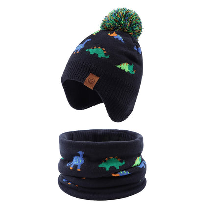 XIAOHAWANG Baby Strickmütze Winter Babymütze Junge Warme Kindermütze Junge Beanie Mütze Dicke Wintermütze für Herbst,Winter