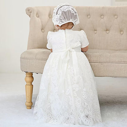 Baby Lange Taufe Kleider Weiße Taufe Kleid Besondere Anlässe Kleider für Mädchen Geburtstag