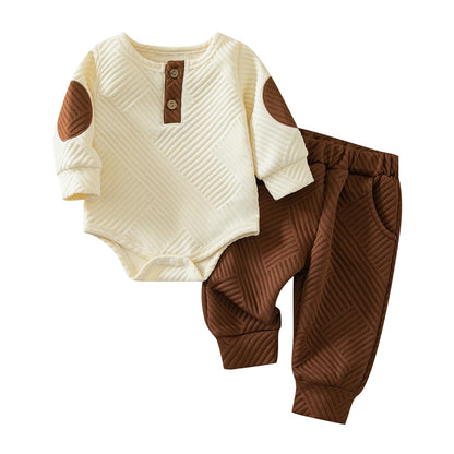 Herbst Outfit Für Baby Jungen Mit Bären Oberteil Und Hose