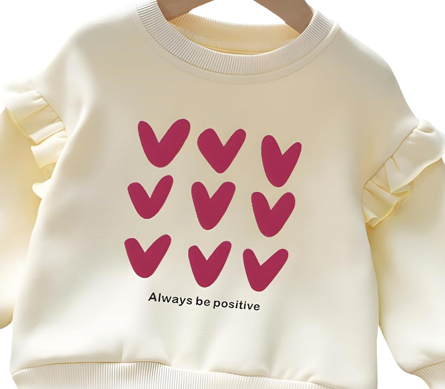 Gumyoss Sweatshirt Mädchen Pullover für Kinder Mädchen Baumwolle Sweater Kleinkind Mädchen Langarm Tops Alter 2-8 Jahre