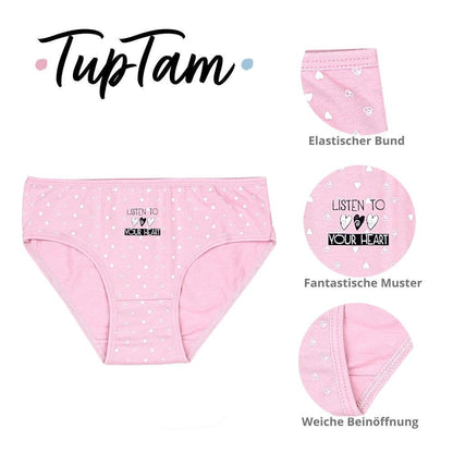 TupTam Unterhosen Mädchen 10er Pack – Bequeme Unterwäsche für Mädchen aus Baumwolle