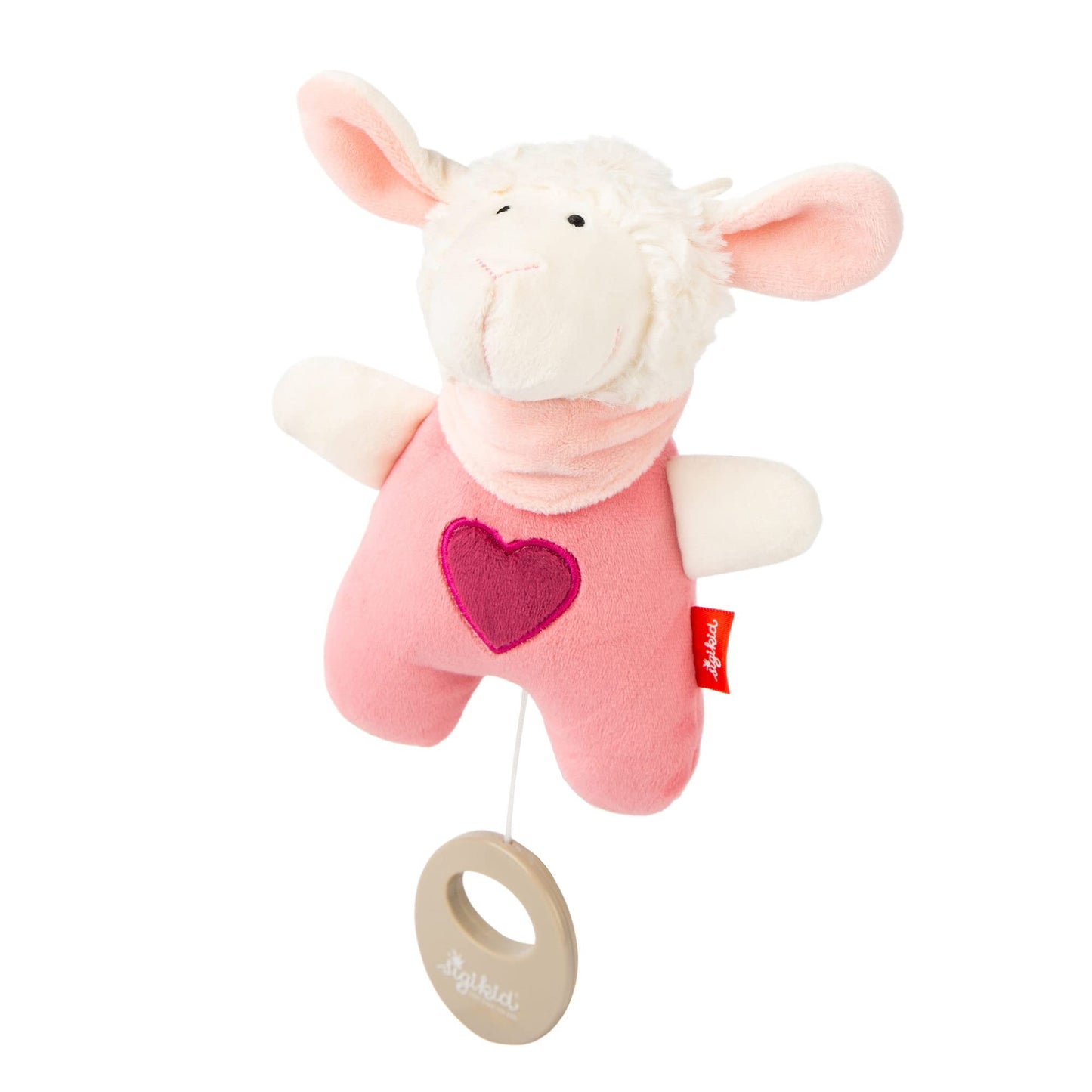 SIGIKID 40356 Spieluhr Hase Musik Mädchen und Jungen Babyspielzeug empfohlen ab Geburt mehrfarbig