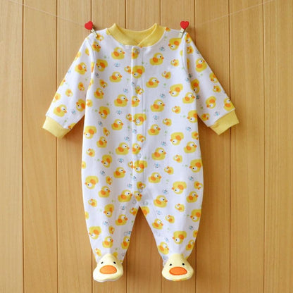 KIDDLETOWN Baby Pyjamas Newborn Baby Girls 0-3 Months Organic Cotton Long Sleeve Popper Frog Cartoon