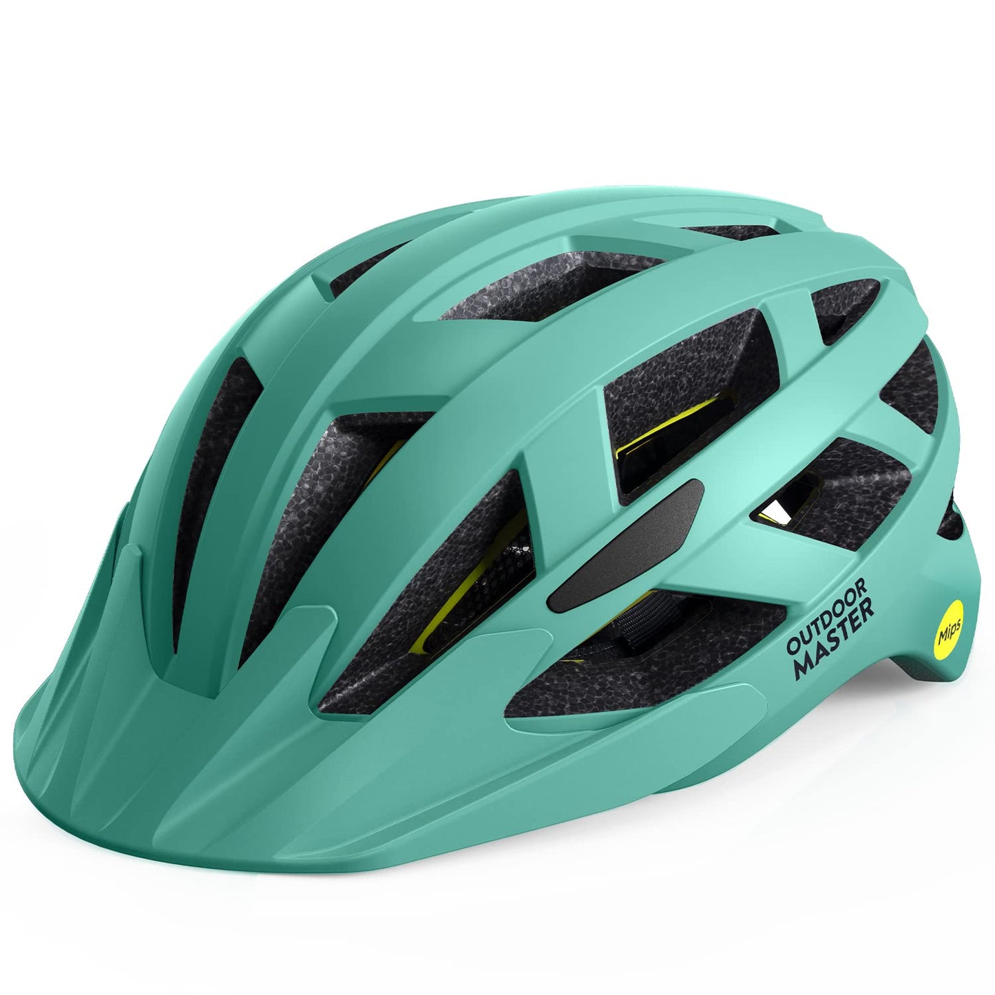 OutdoorMaster MIPS Fahrradhelm - Zwei herausnehmbare Innenfutter & Belüftung in Multi-Environment - Fahrradhelm in Mountain, Autobahn für Jugendliche & Erwachsene