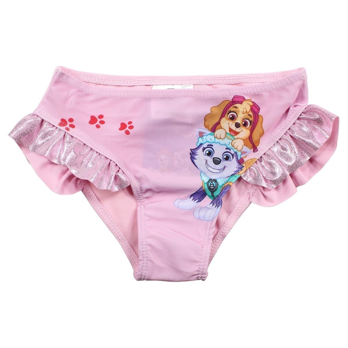 Disney Girls Paw Patrol Swimsuit. Swim Shirt Set