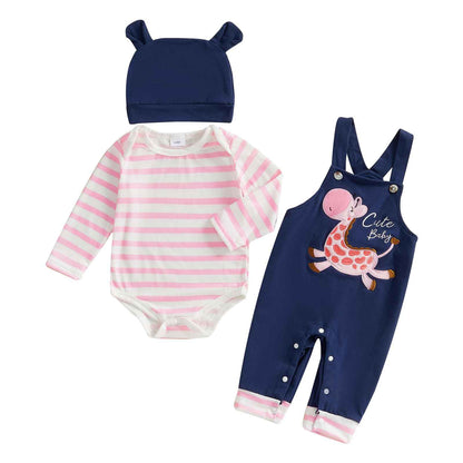 Baby Boys Clothing Romper Dungarees Set Clothing Sets for Boys Baby Set Newborn Gift