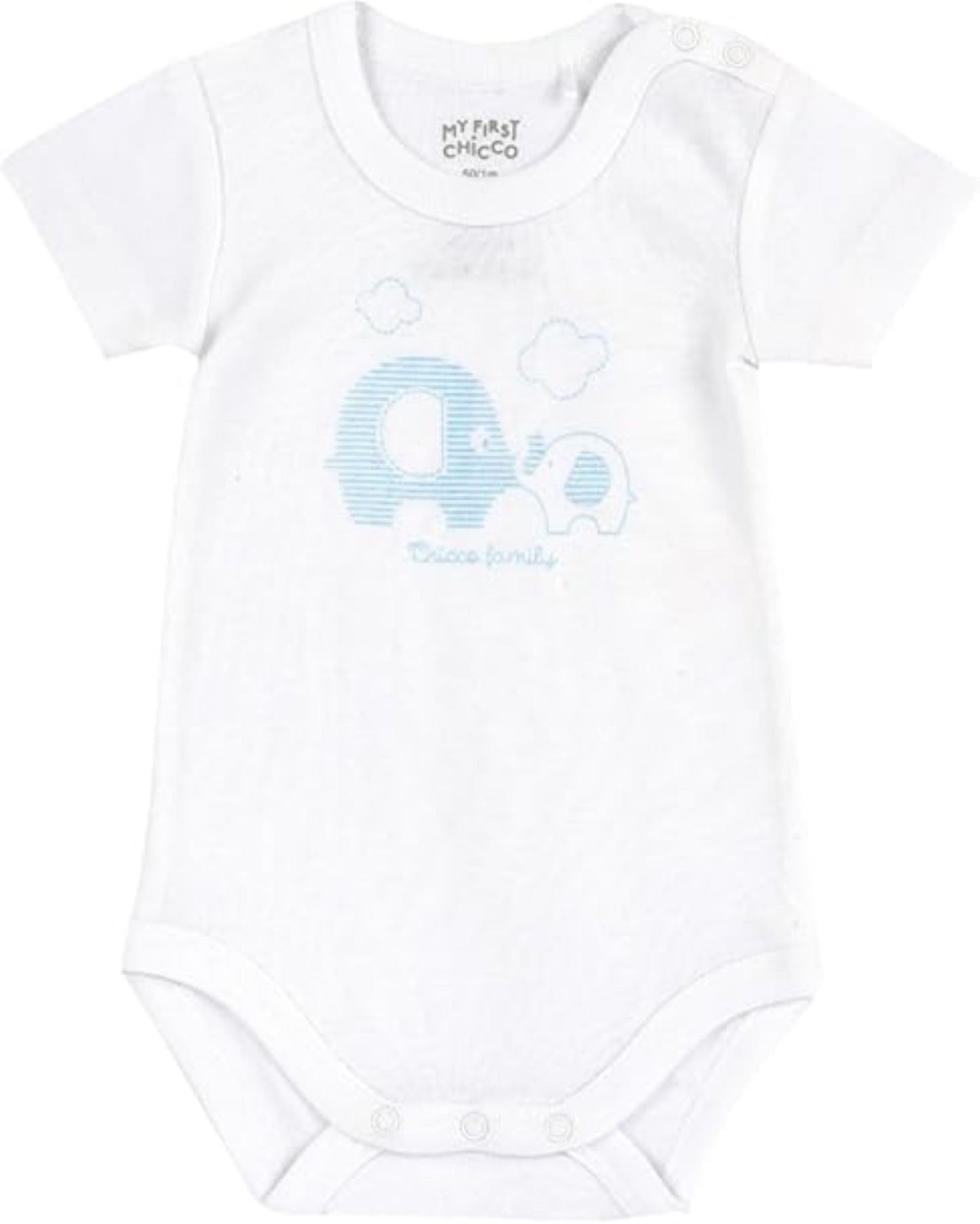 Chicco Unisex Baby Set Kurzarm Bodys aus Baumwolle Body (4er Pack)