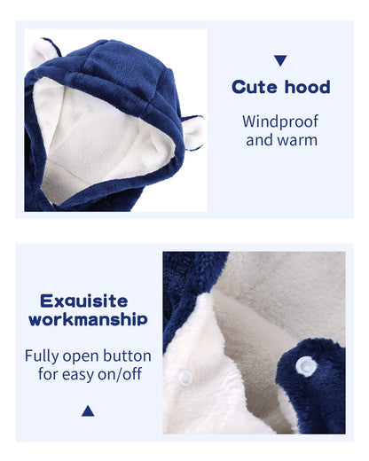 Baby Overalls Winter Schneeanzug Baby Flanell Wärmer Winter Overalls Overall für Jungen Mädchen