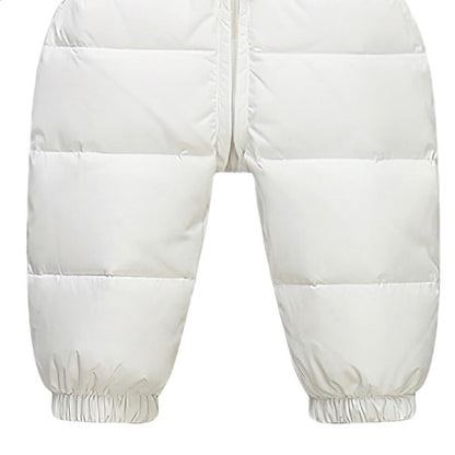 amropi Baby Girls' Snowsuit with Hood Romper Puffer Down Winter Warm Jumpsuit for 0-5 Years