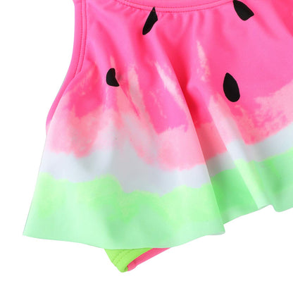 DUSISHIDAN Bikini Kinder Mädchen Zweiteiliger Bademode Süß Badeanzug Zurück überqueren Sommer Swimsuit 110-176