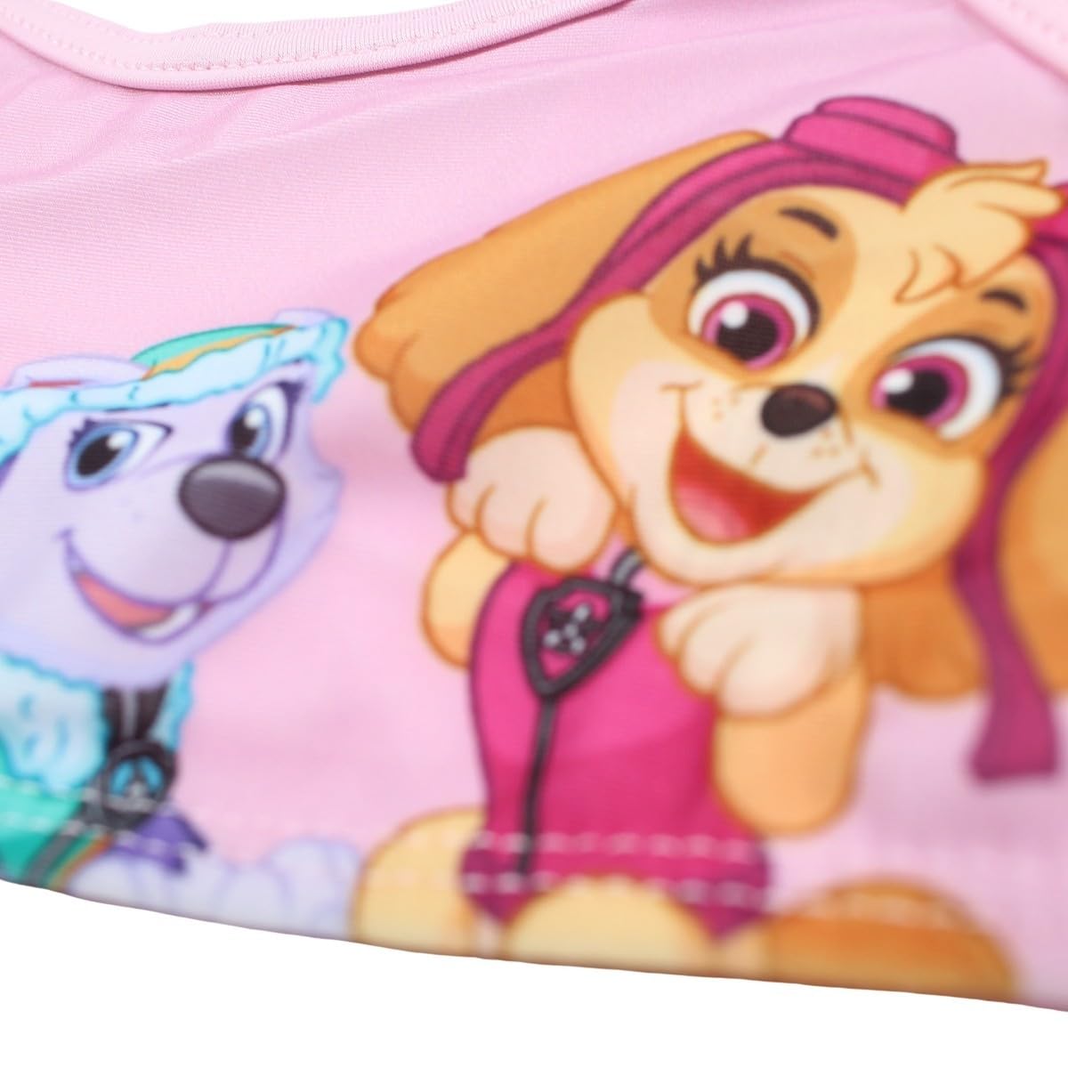 Disney Girls Paw Patrol Swimsuit. Swim Shirt Set