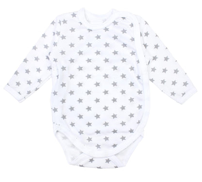 TupTam Baby Body Langarm – Wickelbody Langarm für Jungen & Mädchen, 5er Pack, 100% Baumwolle, OEKO-TEX