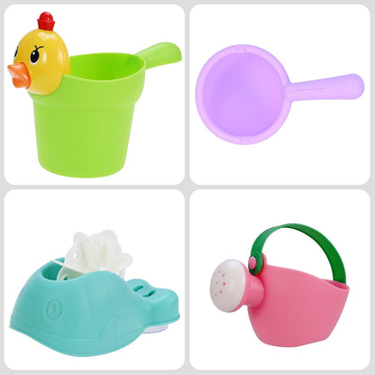 GOLDGE 10 Pieces Bath Toy for Baby from 1 Years, Bath Toy, Water Toy, Baby Cute Water Squirting Animals for Baby Bathtub Gift
