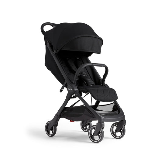 Silver Cross | Clic Kompakt-Kinderwagen | Reisekinderwagen | faltbarer & leichter Kinderwagen | Kabinengröße | Neugeborene - 4 Jahre | Almond