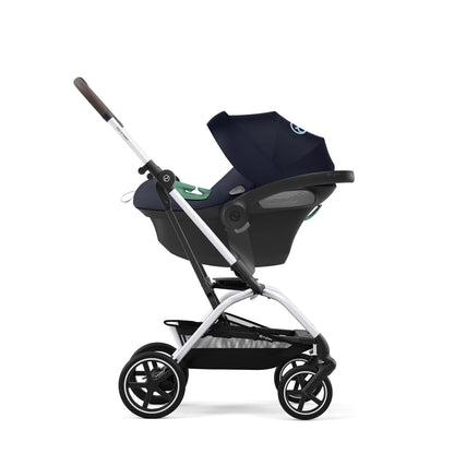 CYBEX Gold Babyschale Aton S2 i-Size, Ab Geburt bis ca. 24 Monate, Max. 13 kg, Inkl. Neugeboreneneinlage, SensorSafe kompatibel, Ocean Blue - Meloni2