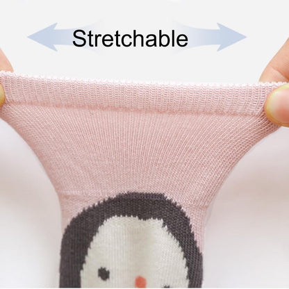 Rutschfeste Socken für Baby Mädchen Jungen 5 Paar Kinder Anti Rutsch Socken Sportsocken Stoppersocken