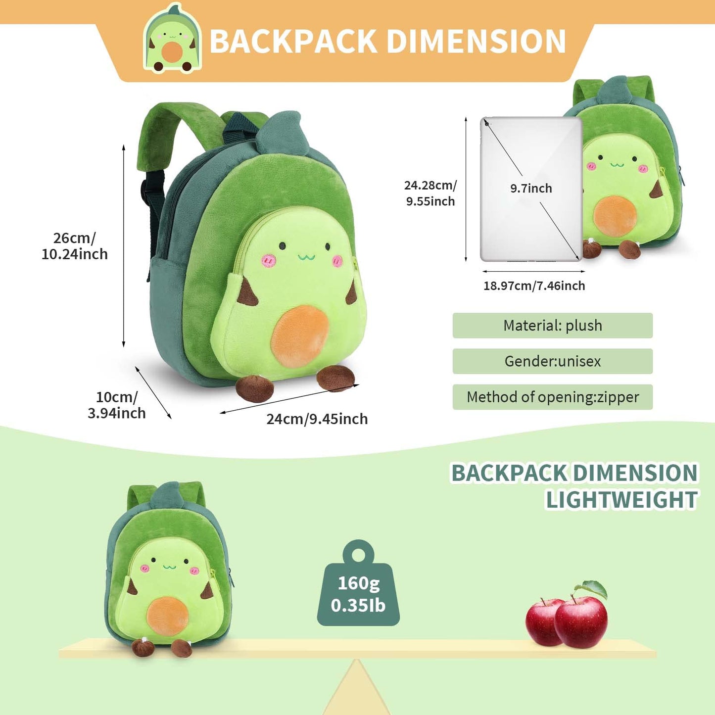 Kinderrucksack Kinder Mini Schulrucksack Tiere Kindergartentasche fur Jungen Madchen Kleinkind (Rosa Kuh)