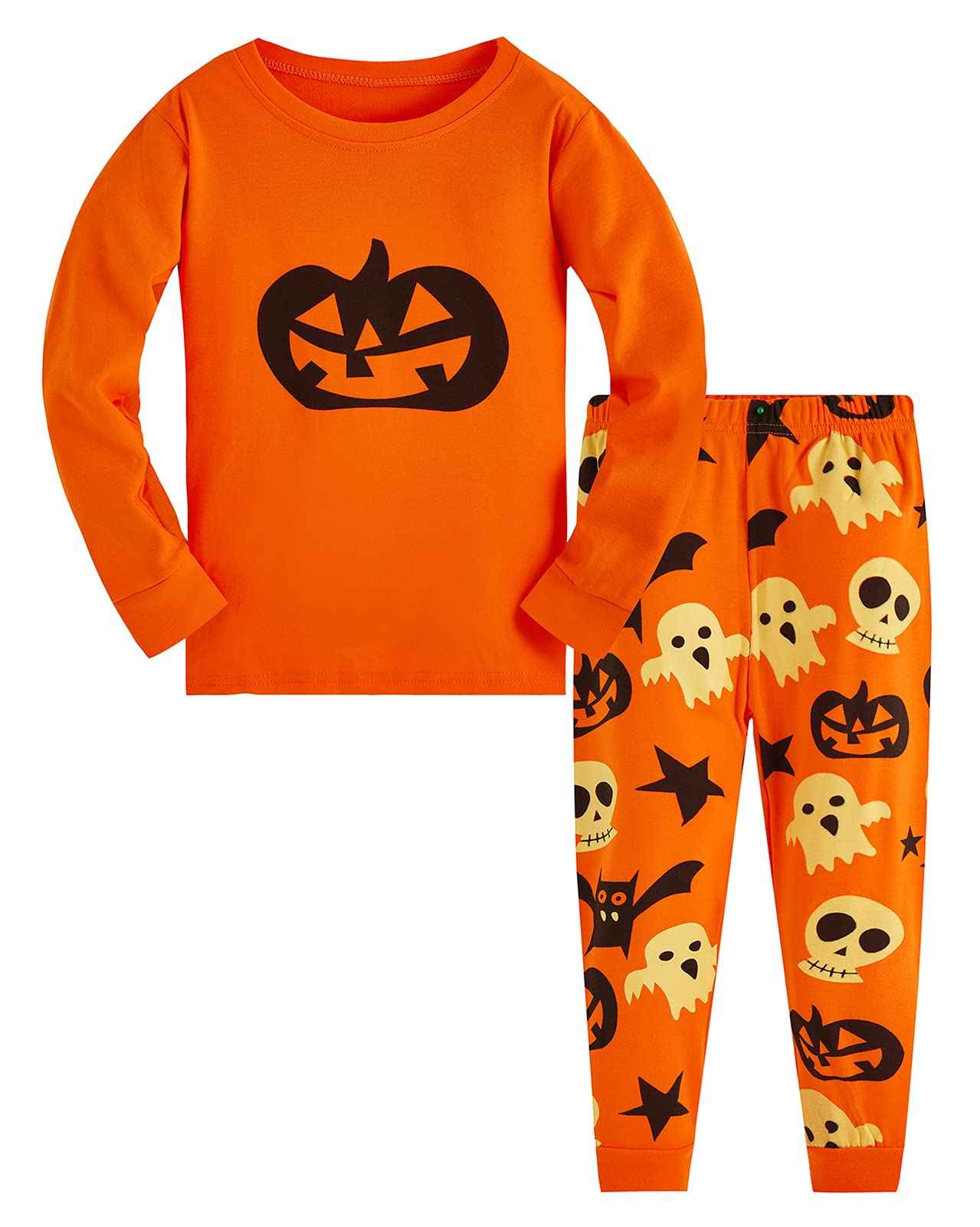 TEDD Boys’ Pyjamas, Dinosaur Long-Sleeve Two-Piece Pyjamas, Kids’ Cotton Pyjama Set, Winter, Christmas Sleepwear, Size 1–12 Years