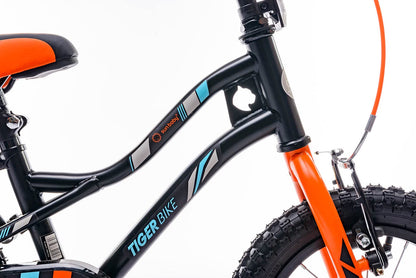 sun baby Jungenfahrrad Kinderfahrrad 14 und 16 Zoll Jungen Tiger Tracker Bike Leicht Stützräder mit Schubstange ab 2-6 Jahre BMX Fahrrad Kinder