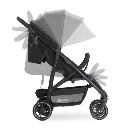 Hauck Rapid 4R Plus Buggy, XL Sonnendach UPF 50+, maximale Belastung 25 kg, Hauck Rapid 4R Plus Buggy, XL Sonnendach UPF 50+, maximale Belastung 25 kg, schnell klappbar, kompakt, höhenverstellbar, Getränkehalter, Liegeposition, großer Einkaufskorb