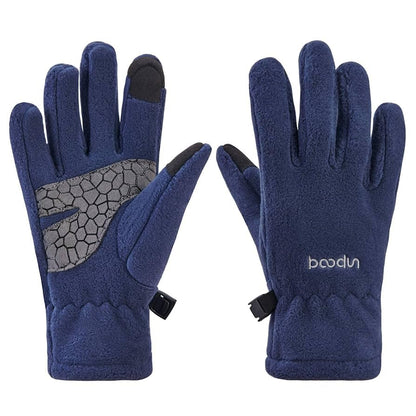Arcweg Children's Gloves, Fleece, Warm Running Gloves, Winter Gloves, Non-Slip Cycling Gloves, Touchscreen Gloves for Boys and Girls, Finger Gloves for Sports, Outdoor, Camping, Hiking, Running