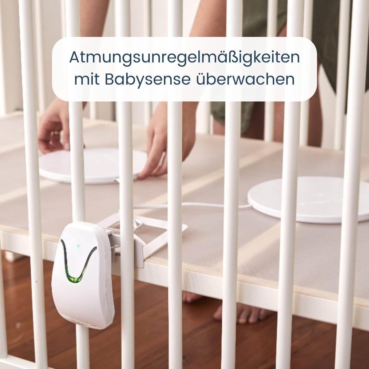 Babysense True Sleep HD Video-Babyphone mit Nachtlichtkamera & Bewegungsmonitor für Babys mit Echtzeit-Warnungen, kontaktlos, 2-in-1, Nur für den Heimgebrauch