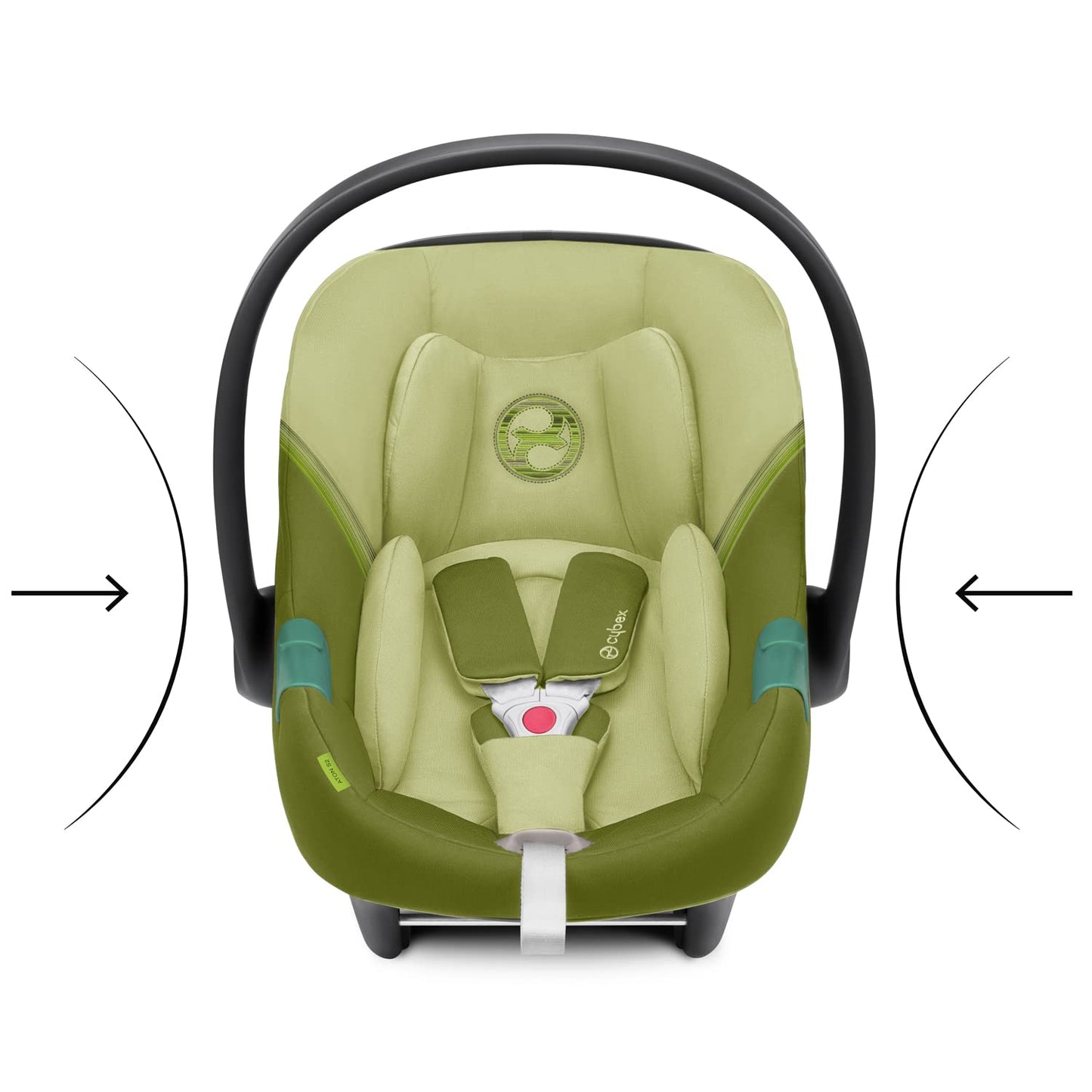 CYBEX Gold Babyschale Aton S2 i-Size, Ab Geburt bis ca. 24 Monate, Max. 13 kg, Inkl. Neugeboreneneinlage, SensorSafe kompatibel, Ocean Blue - Meloni2