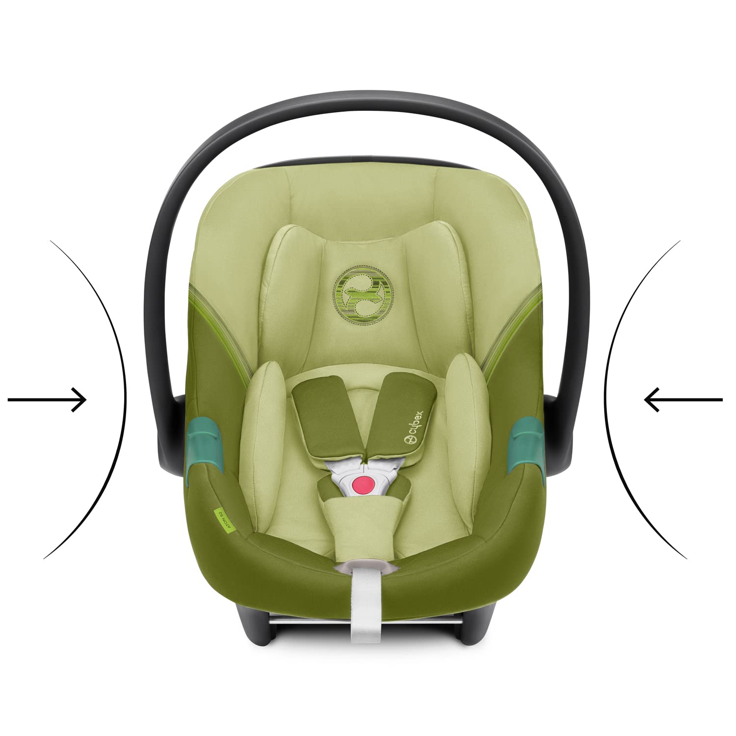 CYBEX Gold Babyschale Aton S2 i-Size, Ab Geburt bis ca. 24 Monate, Max. 13 kg, Inkl. Neugeboreneneinlage, SensorSafe kompatibel, Ocean Blue - Meloni2
