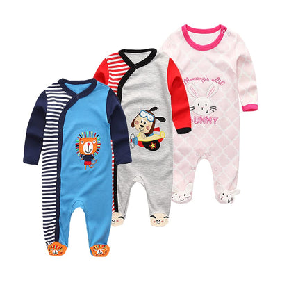 Chamie Strampler für Babys, Strampler, langärmelig, Baumwolle, 0–3 m/3–6 m/6–9 m/9–12 m