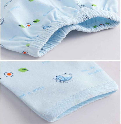 Gajaous 5 Pieces Newborn 0-3 M Boys Girls Baby Cotton Clothing Tops Hat Trousers Suit Outfit Sets One Size
