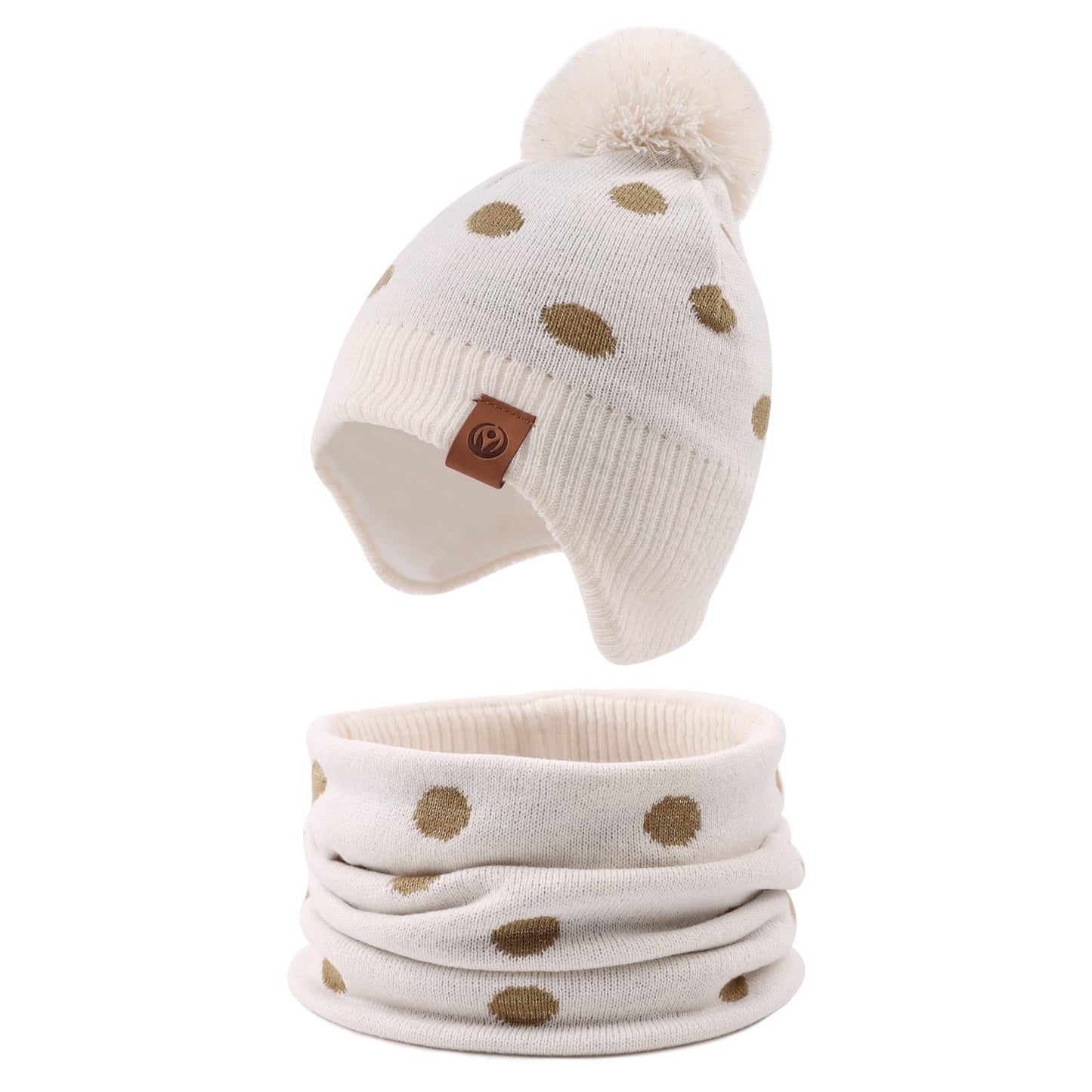 XIAOHAWANG Baby Strickmütze Winter Babymütze Junge Warme Kindermütze Junge Beanie Mütze Dicke Wintermütze für Herbst,Winter