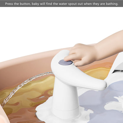 Bebamour Baby Bath Seat 6 Months + Child Bathtub Non-Slip Bath Chair, Water Jug