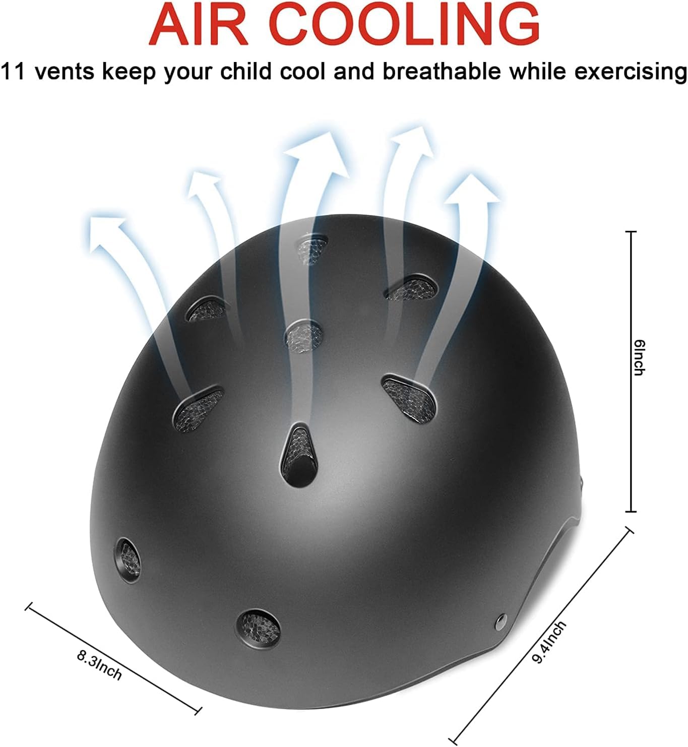 BURSUN Kinder Fahrradhelm Kinderhelm Skaterhelm für Alter 2-16 Jahre Jungen Mädchen, Kinderhelm für Fahrrad Roller Skateboard Scooter Roller Skating