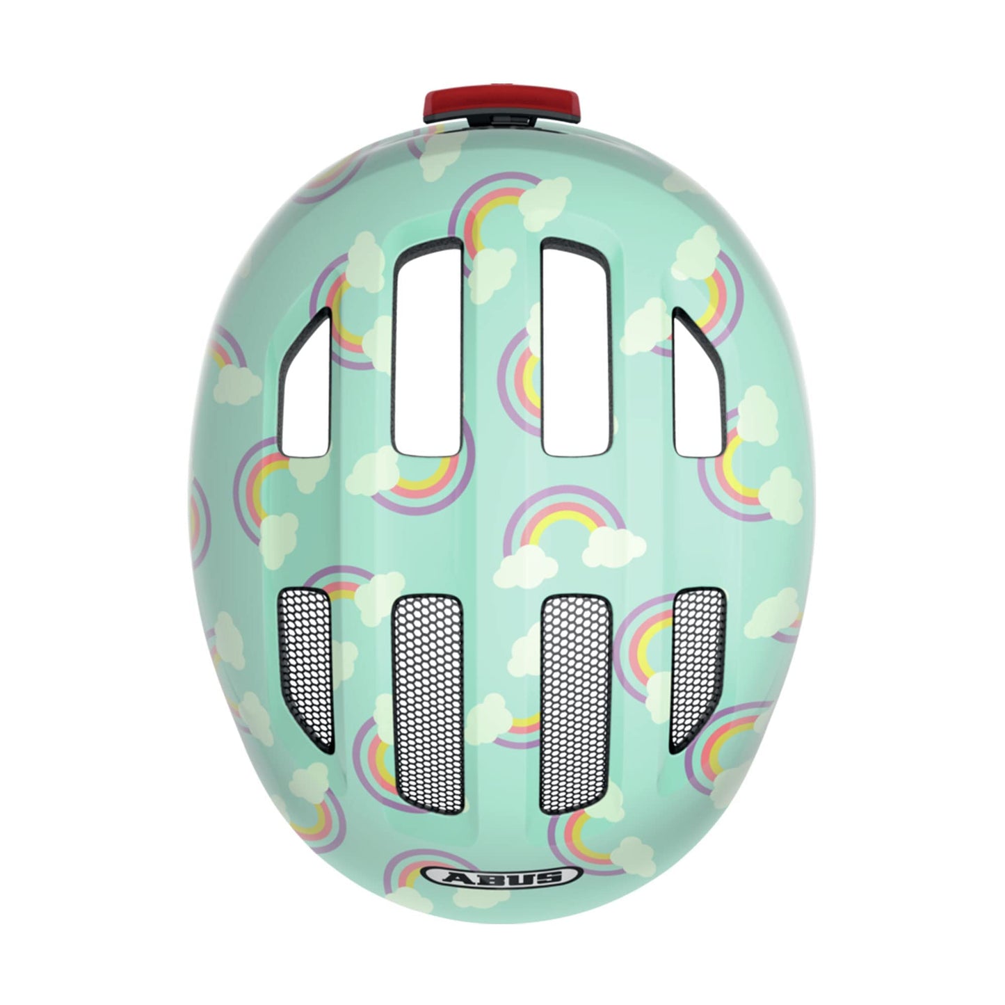 ABUS Smiley Kinderhelm 3.0 LED - Fahrradhelm für Kleinkinder mit tiefer Passform - kindgerechte Designs - Platz für Pigtail - Unisex