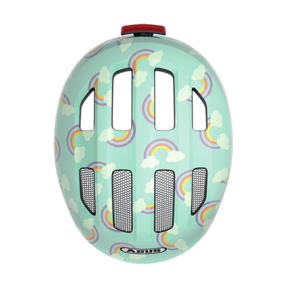 ABUS Smiley Kinderhelm 3.0 LED - Fahrradhelm für Kleinkinder mit tiefer Passform - kindgerechte Designs - Platz für Pigtail - Unisex