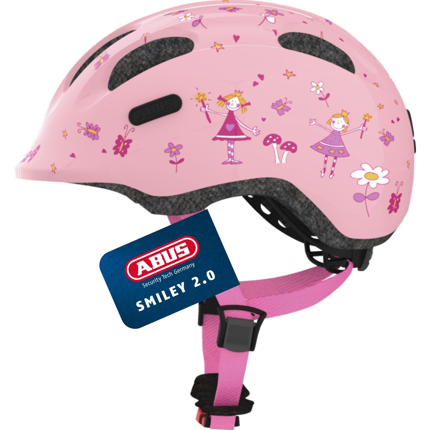 ABUS Kinderhelm Smiley 2.0 - Robuster Fahrradhelm für Mädchen und Jungs